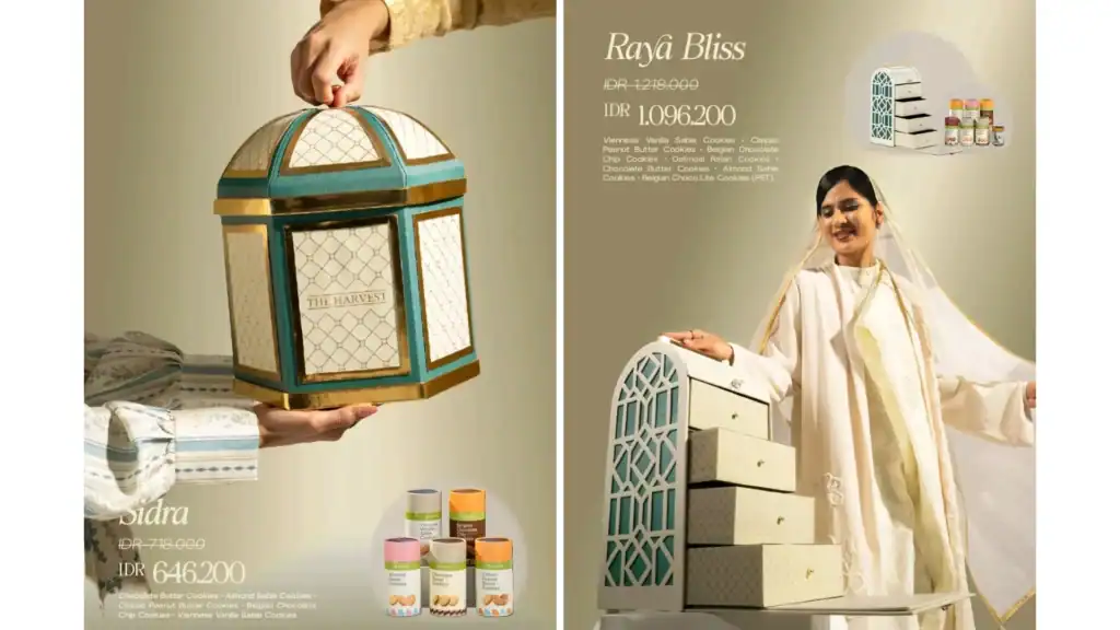 kemasan hampers lebaran unik