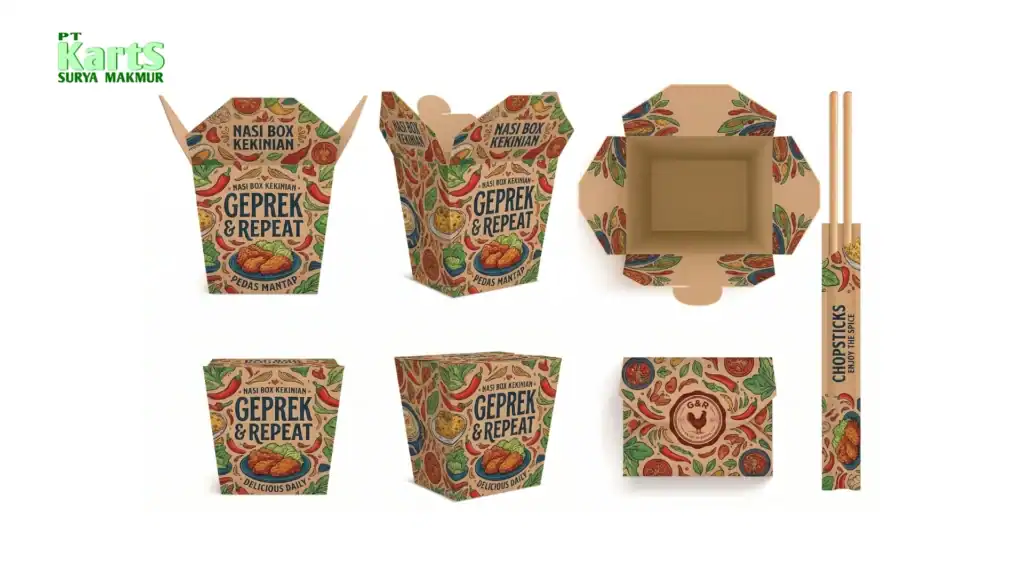 tempat nasi kotak unik