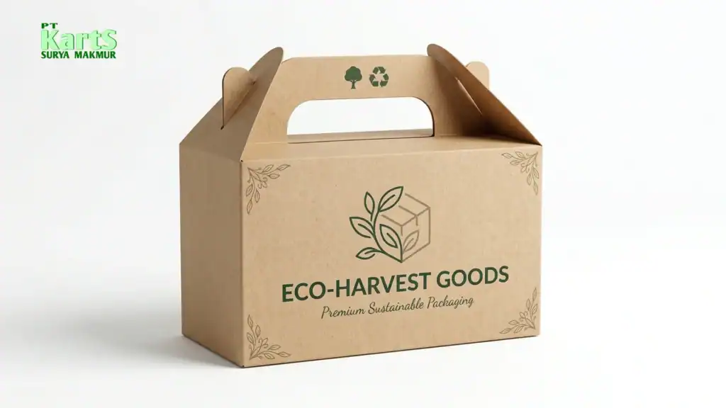 desain kemasan kraft paper
