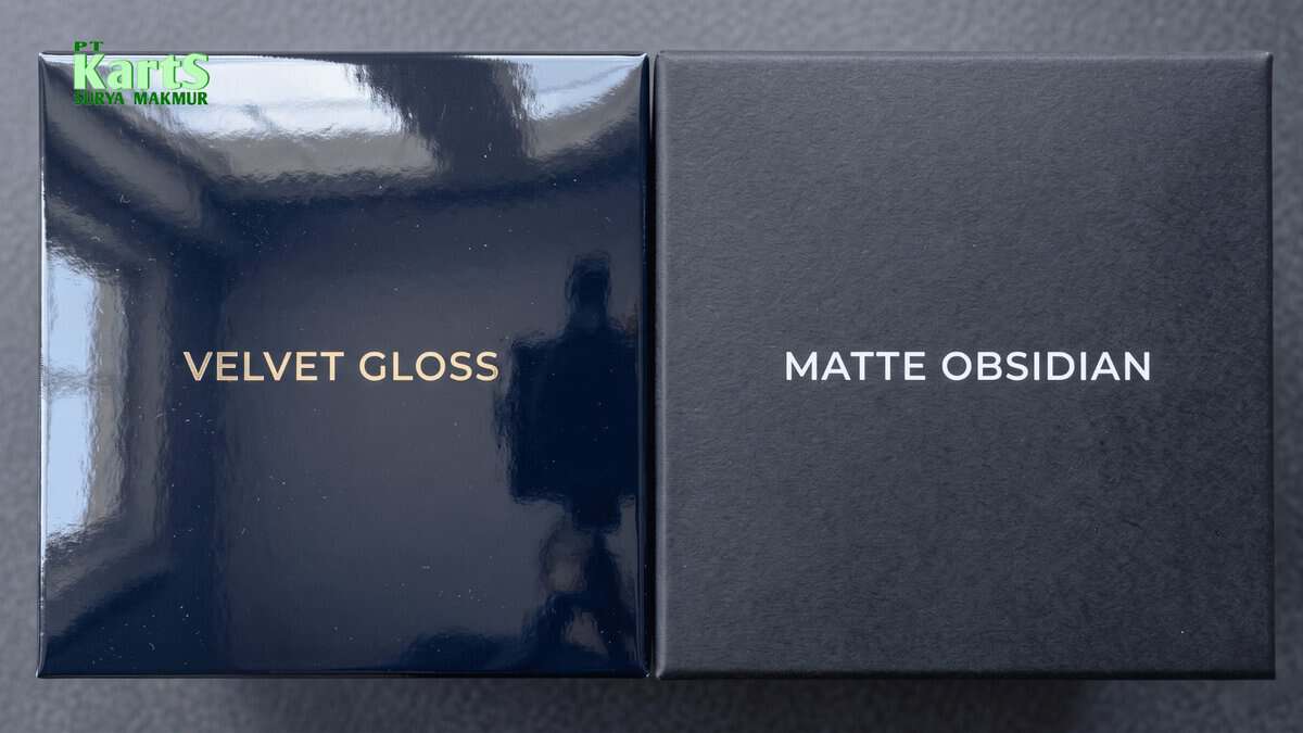 perbedaan hasil cetak doff dan glossy